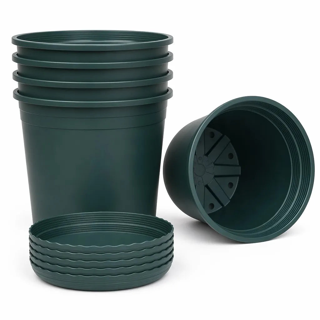 5-Gallon XL Planter and Tray Bundle (5-Pack) - Ultimate Garden Project Set - Main Image