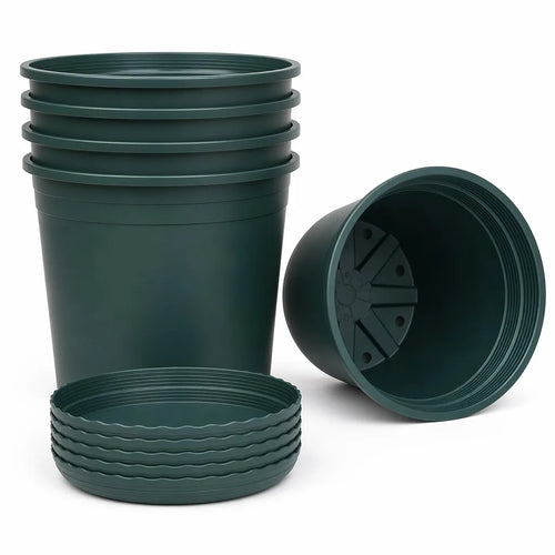 5-Gallon XL Planter and Tray Bundle (5-Pack) - Ultimate Garden Project Set - Main Image