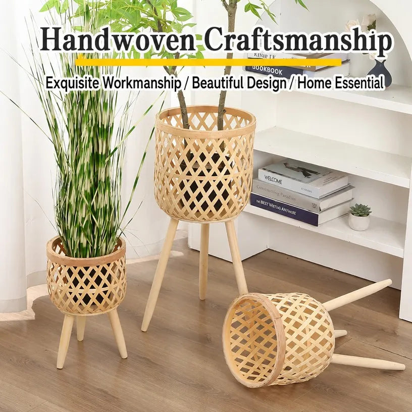 Medium Wicker Plant Stand Specifications (inches/lbs)